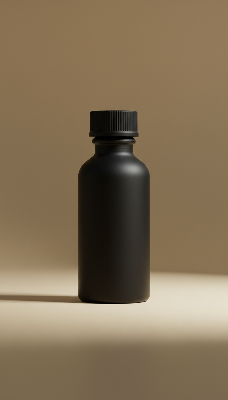 Adaptogen Tincture Matte Black Glass