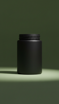 Herbal Supplement Capsules Matte Jar