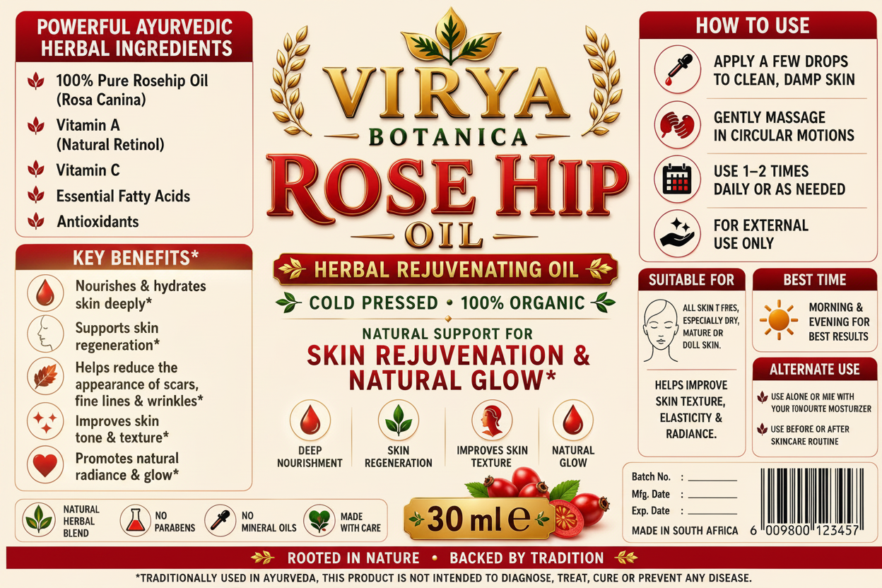 Organic Rosehip Oil 30ML